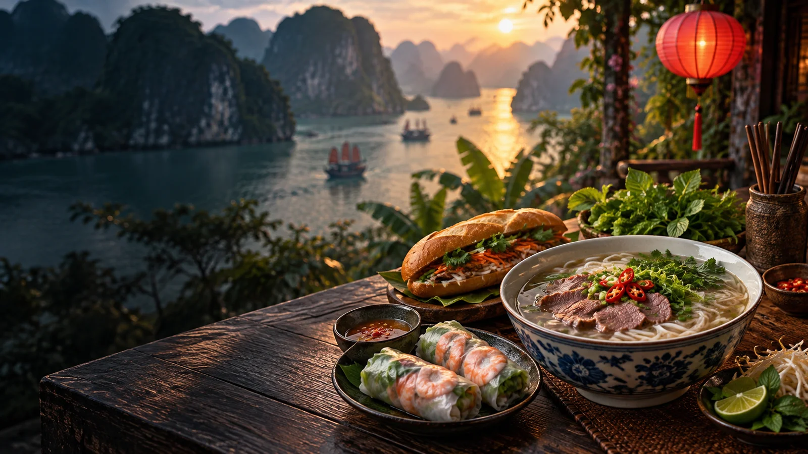 Plats vietnamiens, illustration culinaire